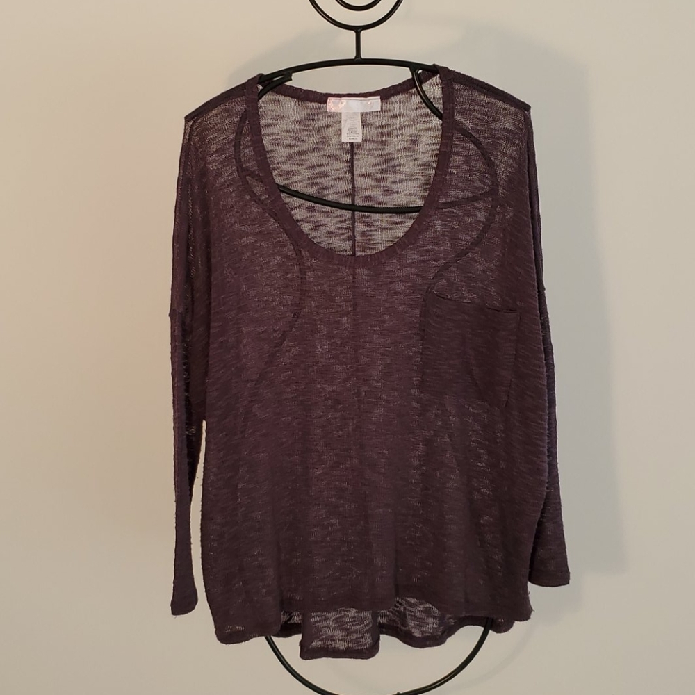 Gaby * Burn out oversized comfy sweater